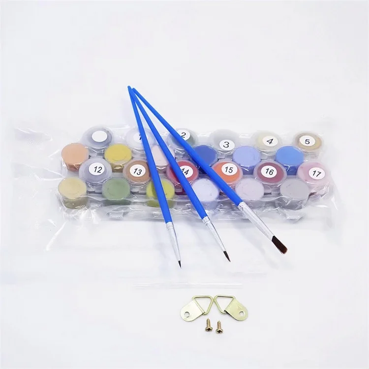 Hot Sell DIY Digital Painting Factory Custom Creative Animal Theme Painting By Numbers Hand-painted Oil Drawing For Wall Art