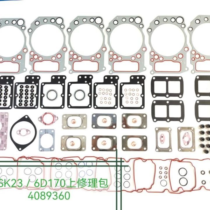 Детали для тяжелых грузовиков, дизельных двигателей QSK23 6D170, комплект верхних прокладок двигателя 4089360