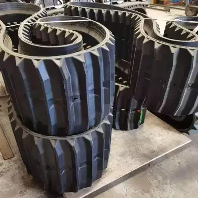 Agro Machinery Rubber Crawler Track For Agricultural Machine Tractor And Equipment