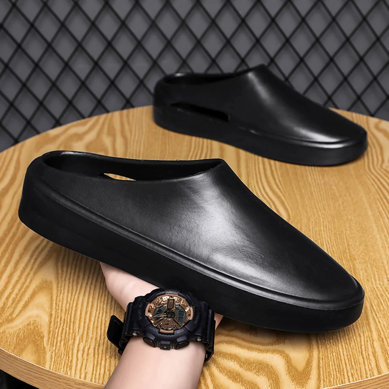 2022 new men women light weight shoes slipper arrival summer hole shoes  EVA yeezi foam runer slippers beach sandal