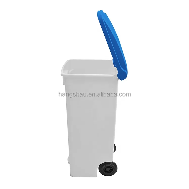 Waterproof North American Style Large Plastic Outdoor Street Dustbin Garbage Waste Bin Trash Cans