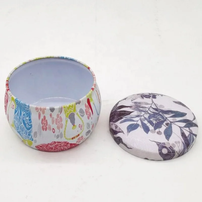 White Jars With Lid Wholesale Soy Aluminum Empty Tin Can Candle Holder 8oz candle tins