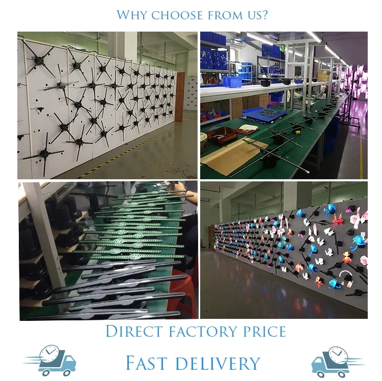 G-65 65cm Outdoor Wifi Led 3d Holographic Display Hologram Projector 3d Hologram Advertising Fan