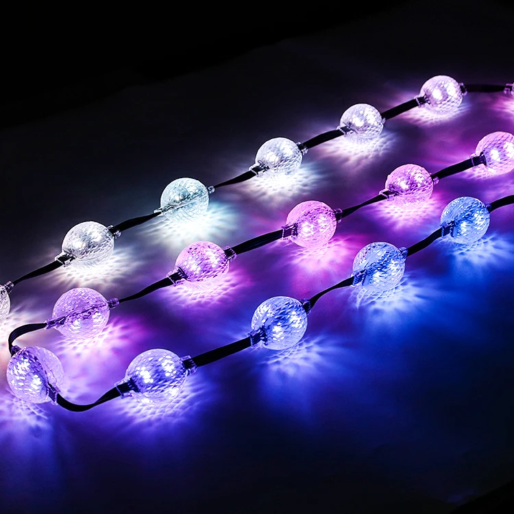 4pcs SMD 3535 RGB LED IP67 Digital 35mm Diameter 360 Degree pixel ball light