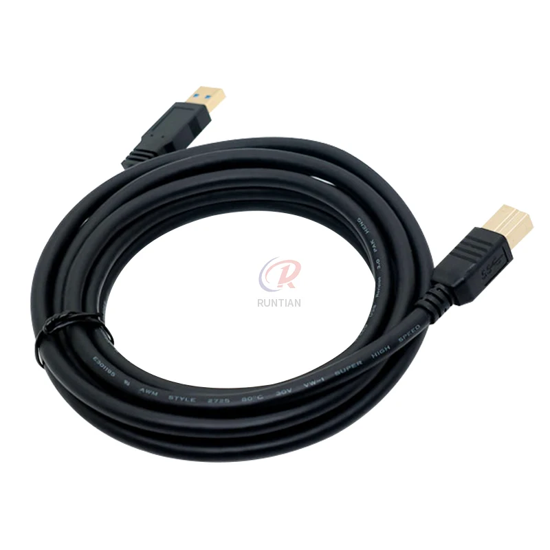 USB 3.0 Data Cable for Flora Kingt Docan  Inkjet Printer 1.5m 3m 5m Usb Cable for Hoson Sunyung Board