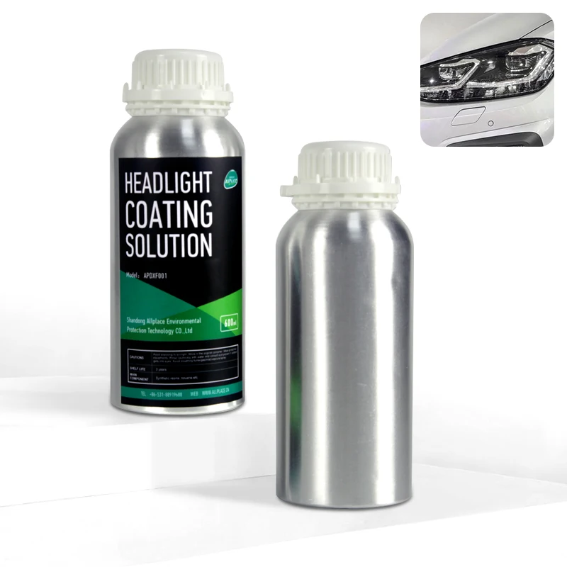 Очиститель фар Allplace с голубым покрытием, 600 мл