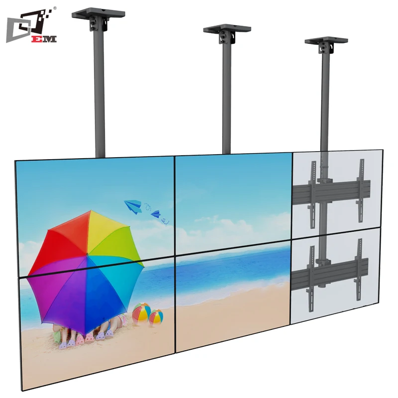 Modular Design TV Ceiling Bracket For multiple Screens