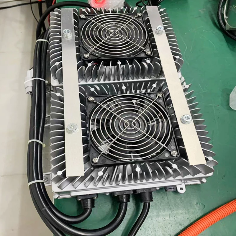 Регулируемое водонепроницаемое 6,6 кВт obc 96V64A 144v46A 312V20A литиево-свинцово-Кислотное зарядное устройство LTO EV