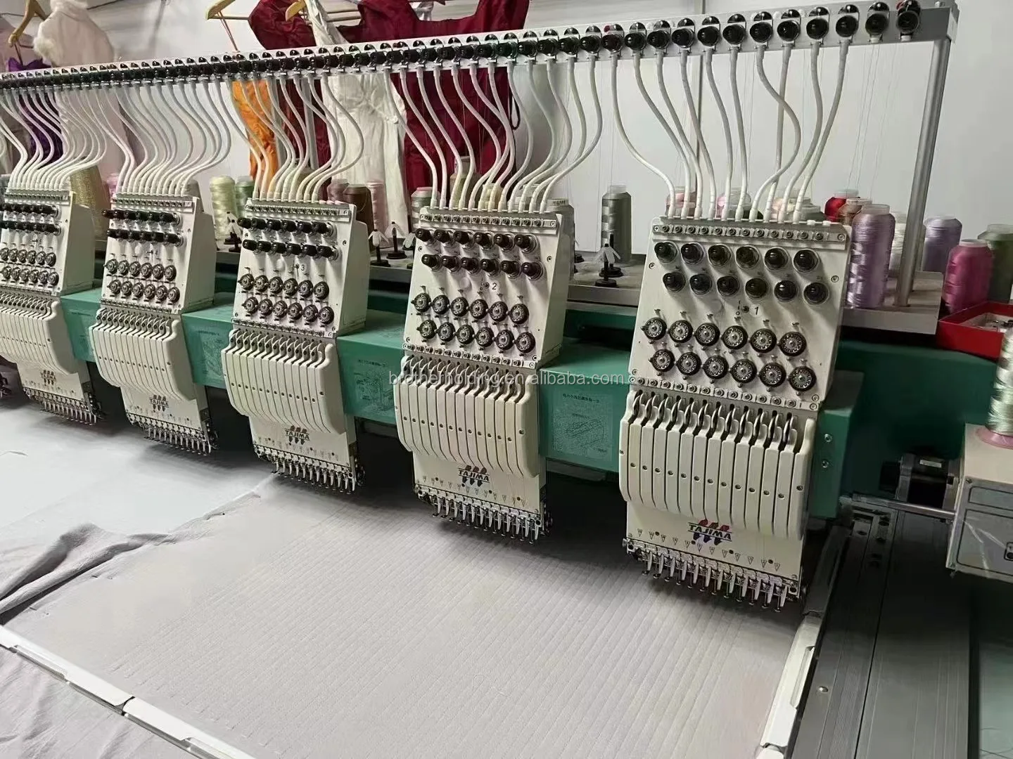Used Japan TAJIMAs Embroidery Machine 6 Heads 12 Needles Computerized Embroidery Machine