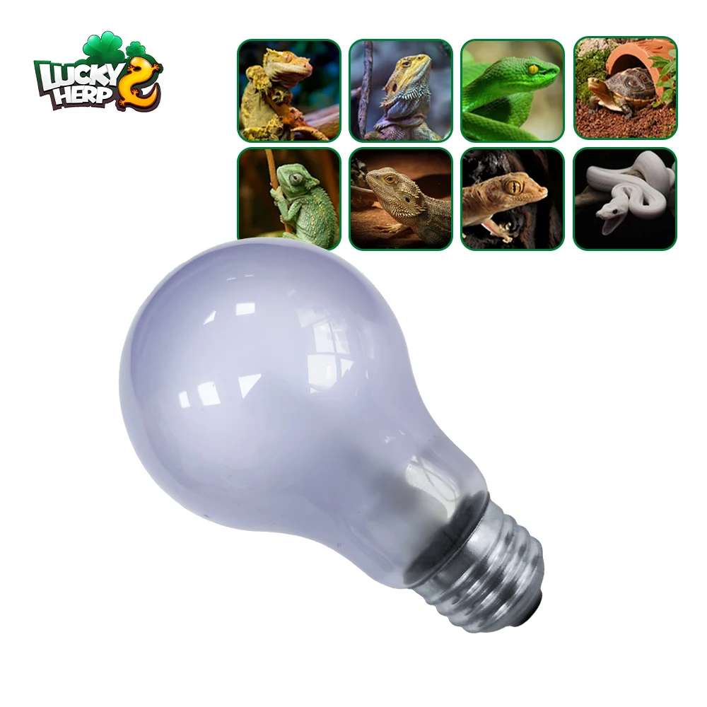 Luckyherp solar basking reptile moonlight 25W/50W/75W simulates natural moonlight