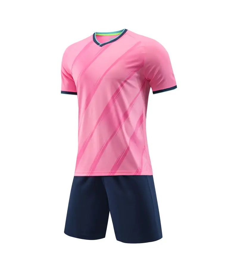 Custom Plain Polyester Breathable Mens Sports Football Jersey Soccer Uniforms Sets Soccer Wear Jersey Set Football Kits Full Set