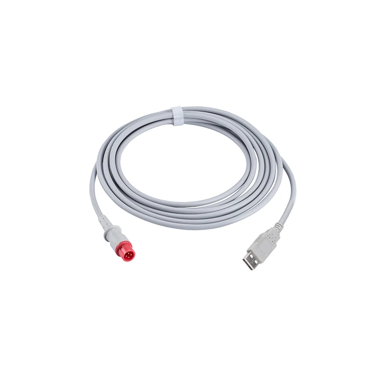 JCR made Compatible Biolight Monitor Connector to USB IBP Adapter Cables Medical Accessories