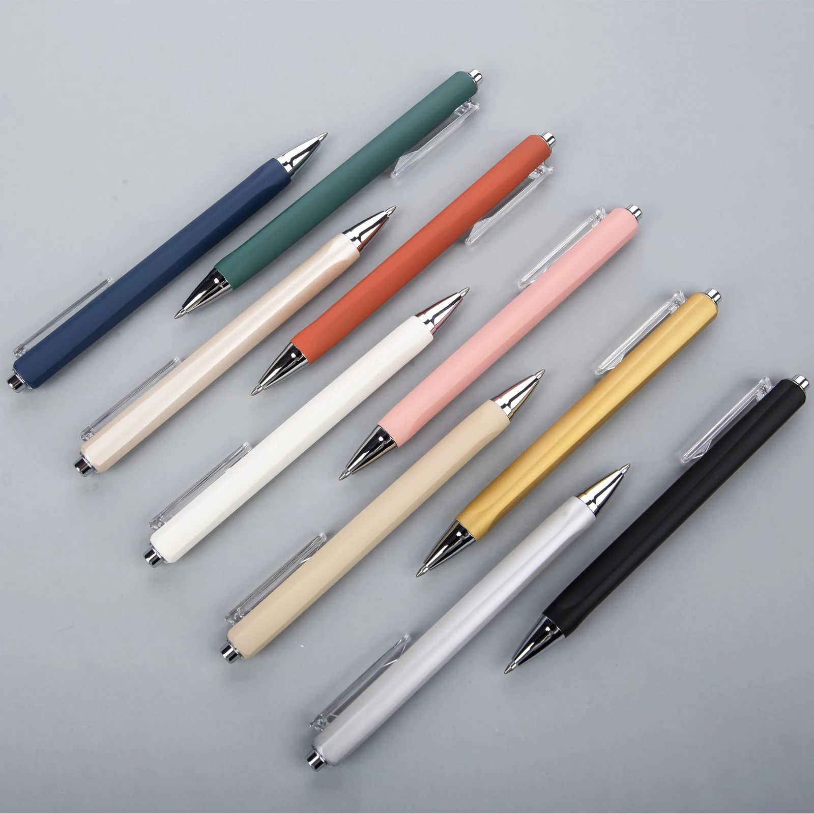 Customized Metal Ballpoint 1.0mm Custom Full Printed with Logo Metal Roller Ball Pen
