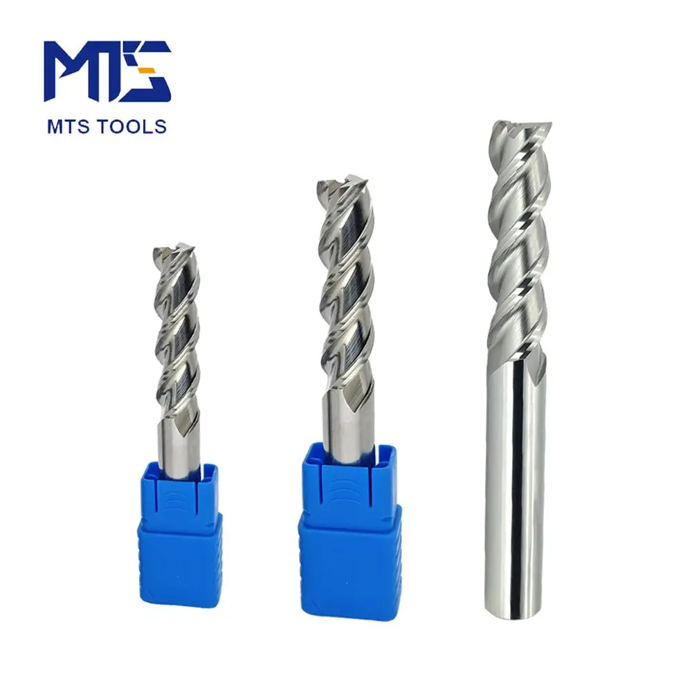 HRC45 solide carbide milling cutter for aluminum MTS china manufacturer