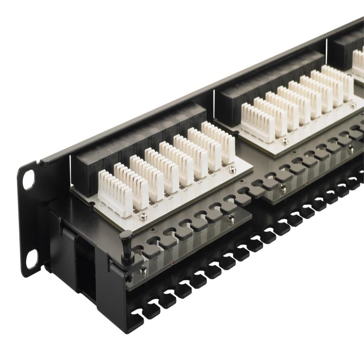  Cat6 24 порта 1U 19 'UTP FTP сеть ethernet коммутационная панель RJ45 keystone