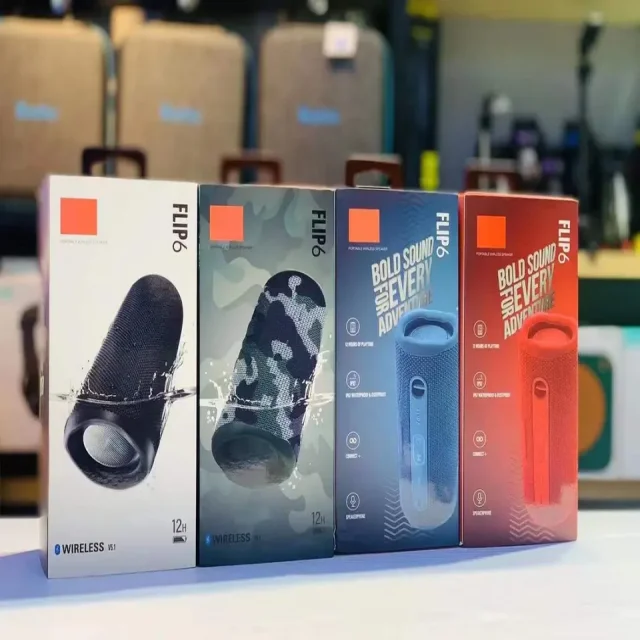 USA Warehouse 2023 Waterproof Bass Professional Audio Subwoofer Party DJ Wireless BT 5 Flip 6 Mini Portable Speaker