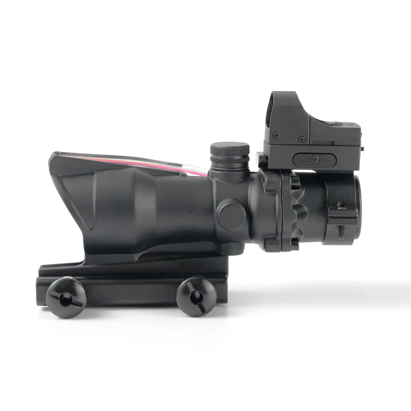 4X32 ACOG оптический красный волоконный прицел точечный для охоты