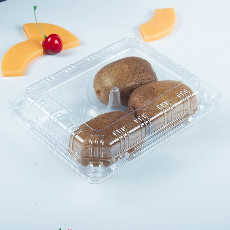 Factory Direct Supply Fruit Punnet Container Durable Eco-friendly Transparent Clamshell Fruit Punnet