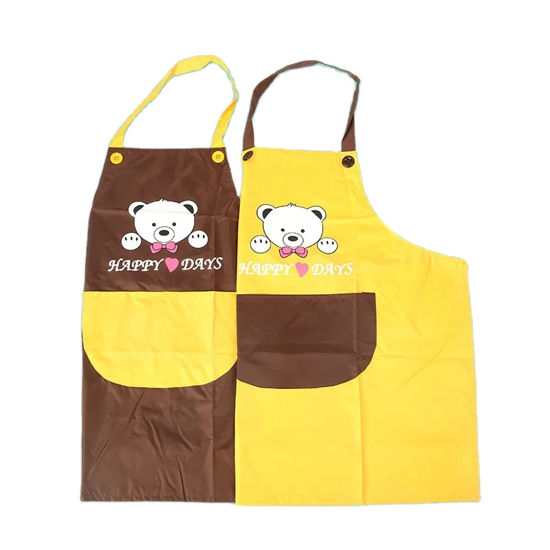 
 Прямая продажа с завода, водонепроницаемые фартуки Wenbo с модным дизайном для использования на кухне  