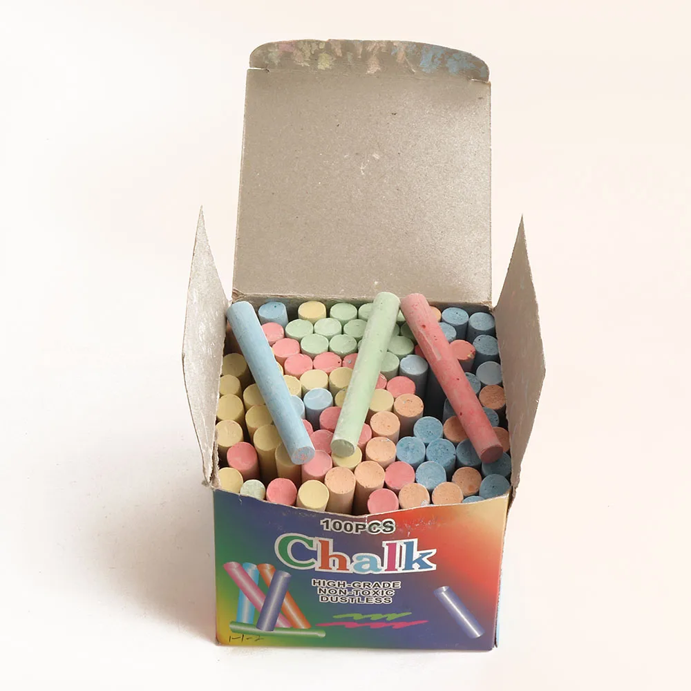 
Fine Quality Dustless Chalk Colorful Chalk For School And Office Stationery Supplies  (62292372223)