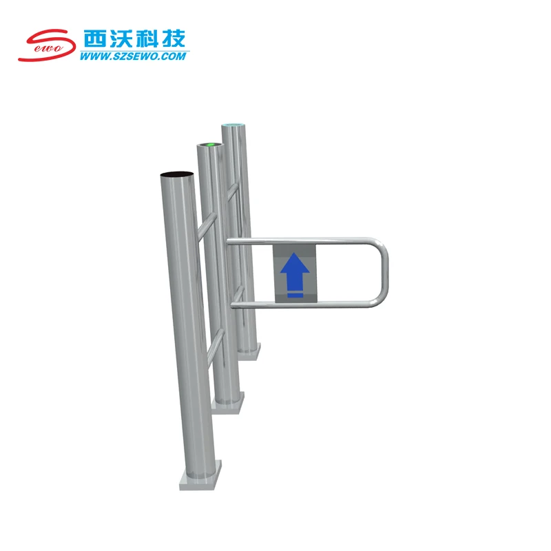 SEWO Bi-directional 304 Stainless Steel Full Automatic Access Control Swing Barrier Gate