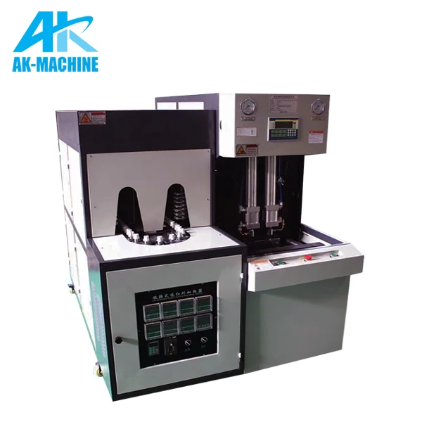 AK-31 300ML-2000ML  2 Cavity Semi Automatic Small Plastic Bottle Making Machine Bottle Blowing Machine Water Bottle Blower