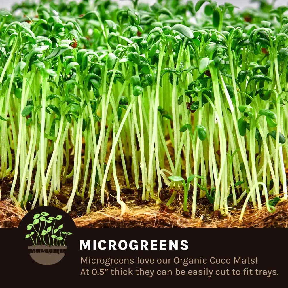 Coir Plant Cover and Worm Compost Bin Coconut Husk Coir Mat Garden Supplies