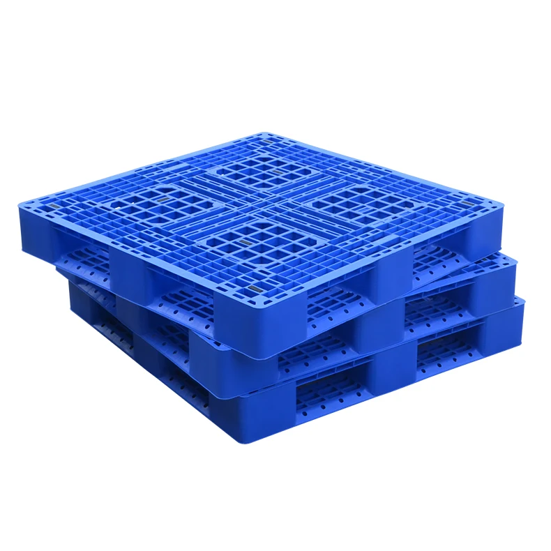 Пластиковый полиэтиленовый Европейский поддон, Штабелируемый Пластиковый поддон