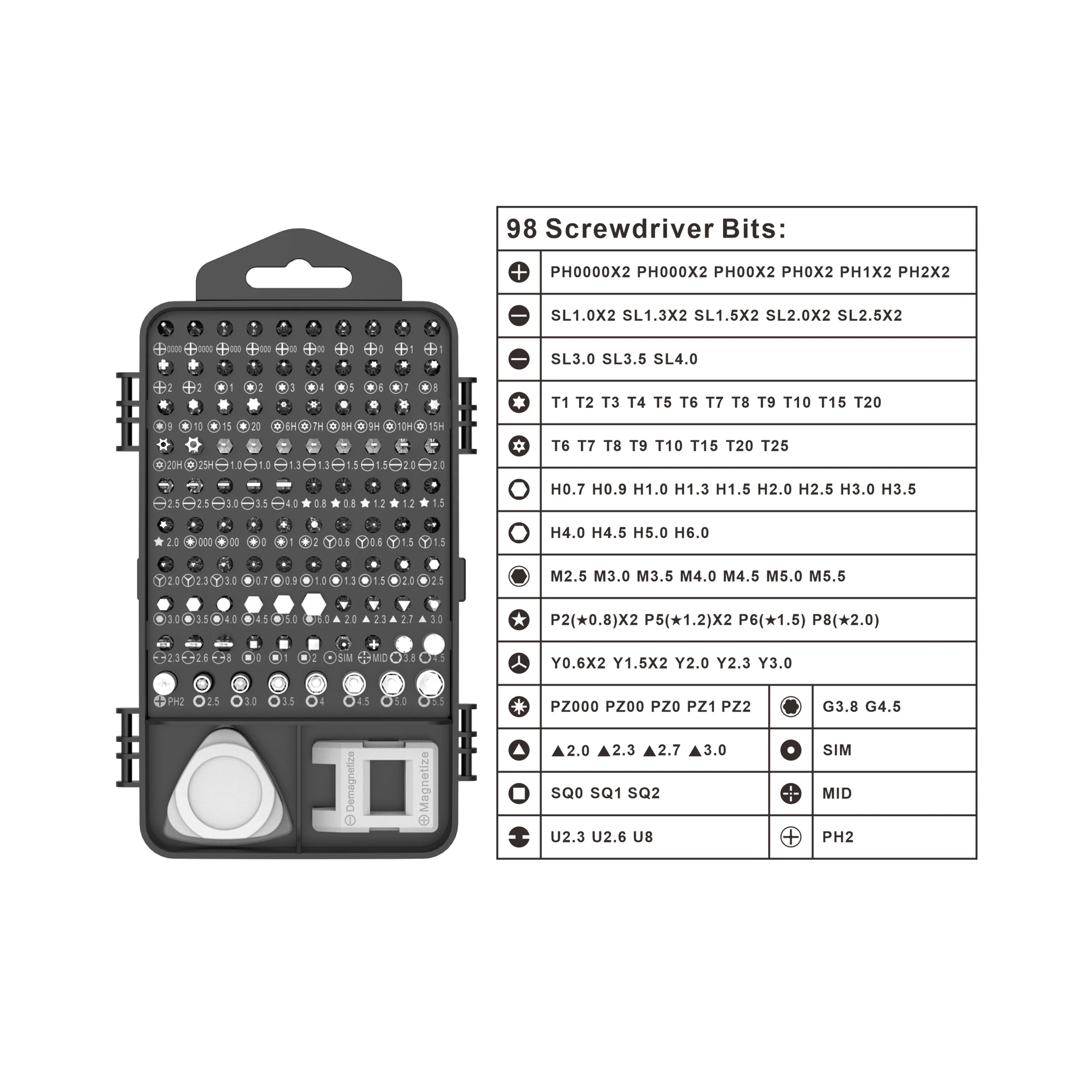 117-In-1 professional custom mobile tools phone repair Hand Tools Kits  precision screwdriver set