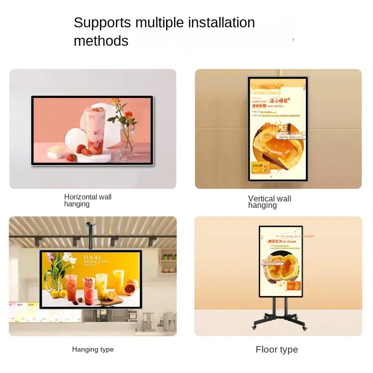 Loop Play Andp OEM 29 5 дюймов настенный монтаж цифровой вывески дисплей