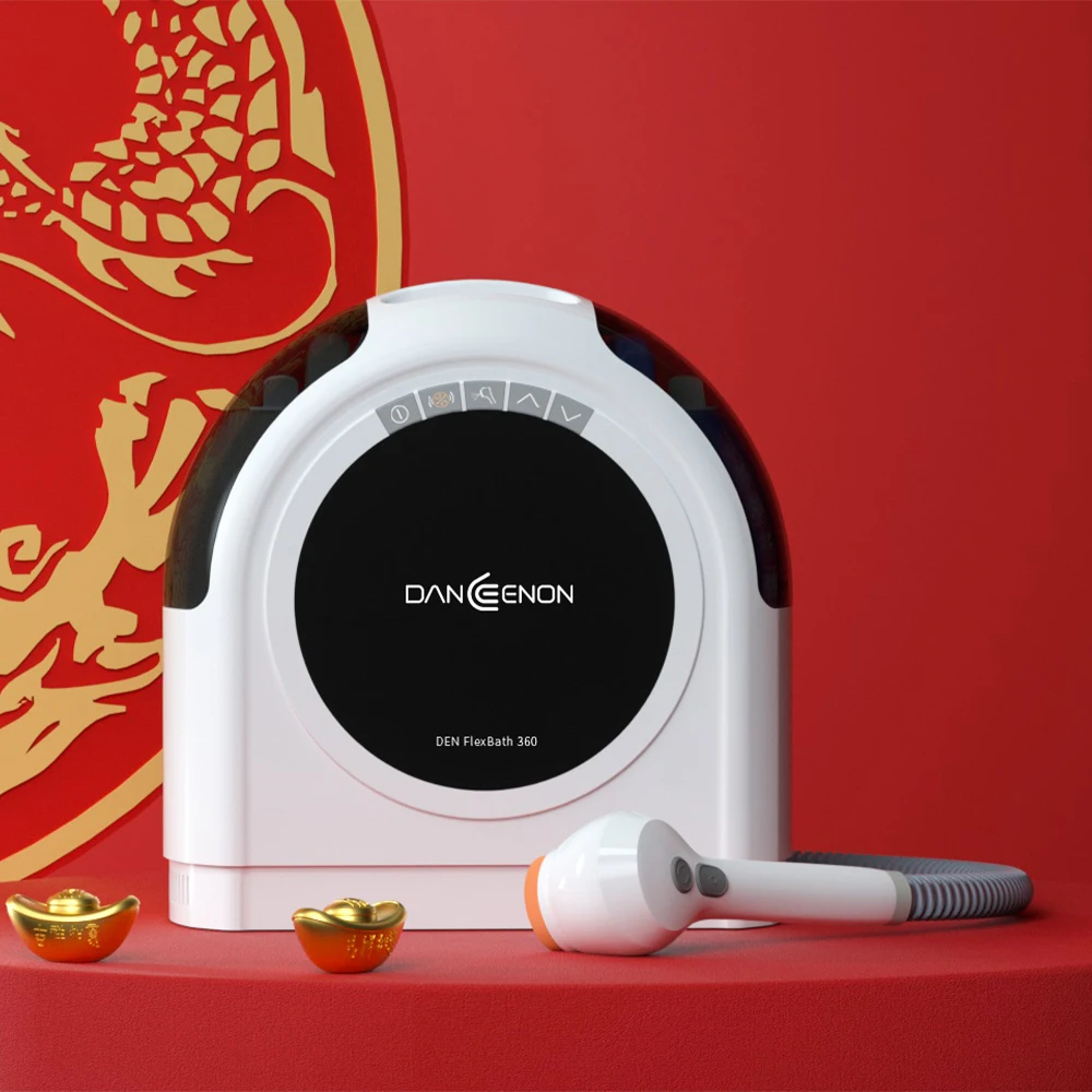 Dual mode nozzele design Unique Double buckets synchronous suck-back bathing  compact bath aid
