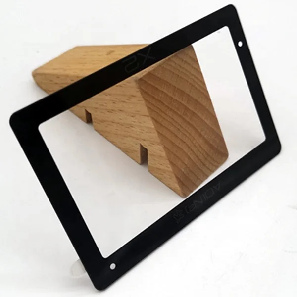 custom ultra thin 0.5mm 0.7mm 1mm 2mm gorilla glass Silk screen display cover glass