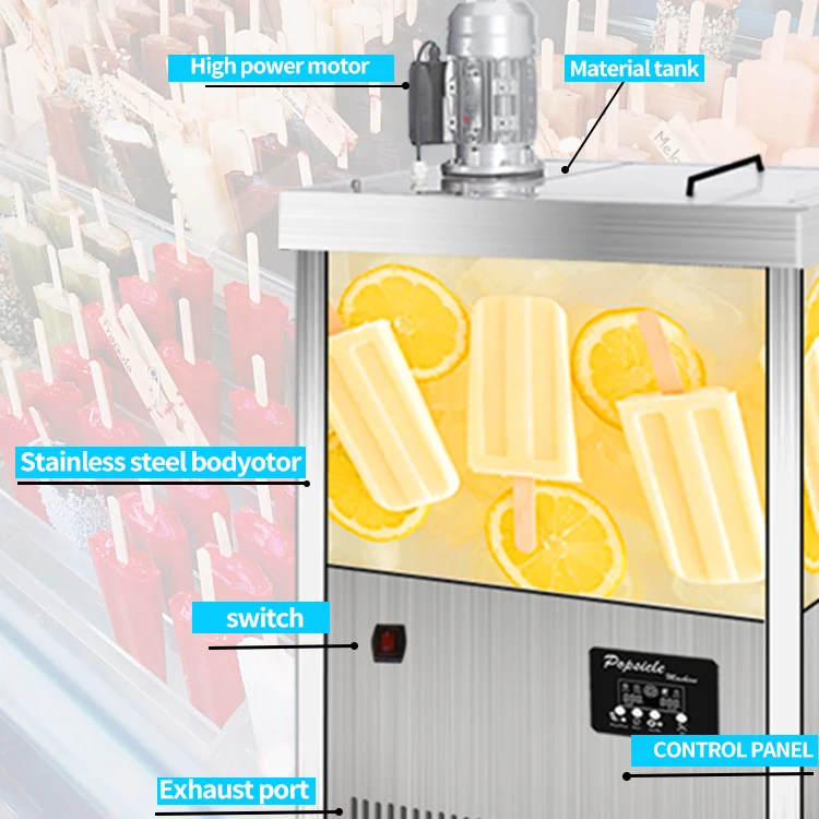 MK-PM80 popsicle ice cream machine floor model commercial hot sale 220v 50hz