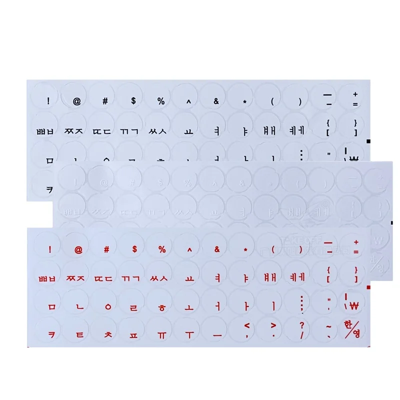 Распродажа, прозрачные глянцевые наклейки на клавиатуру в Корейском стиле, наклейки на клавиатуру с языком