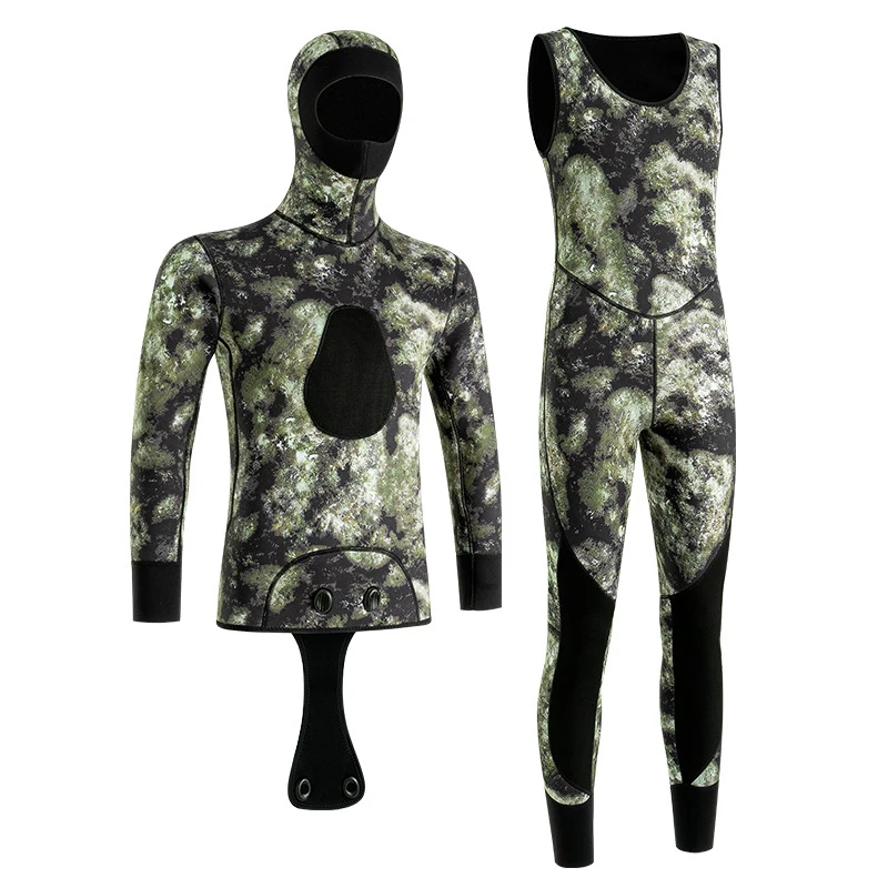 Wholesale Spearfishing Wetsuit Wholesale Customized Camo Diving Neoprene Wet Suit Camouflage Spearfishing Wetsuit For Men