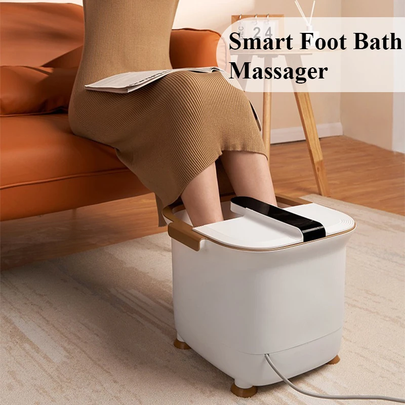 Factory Wholesale Foot Spa Massager Portable Foot Bath Machine Foot Bath Bucket Automatic Heating Pedicure Bowl