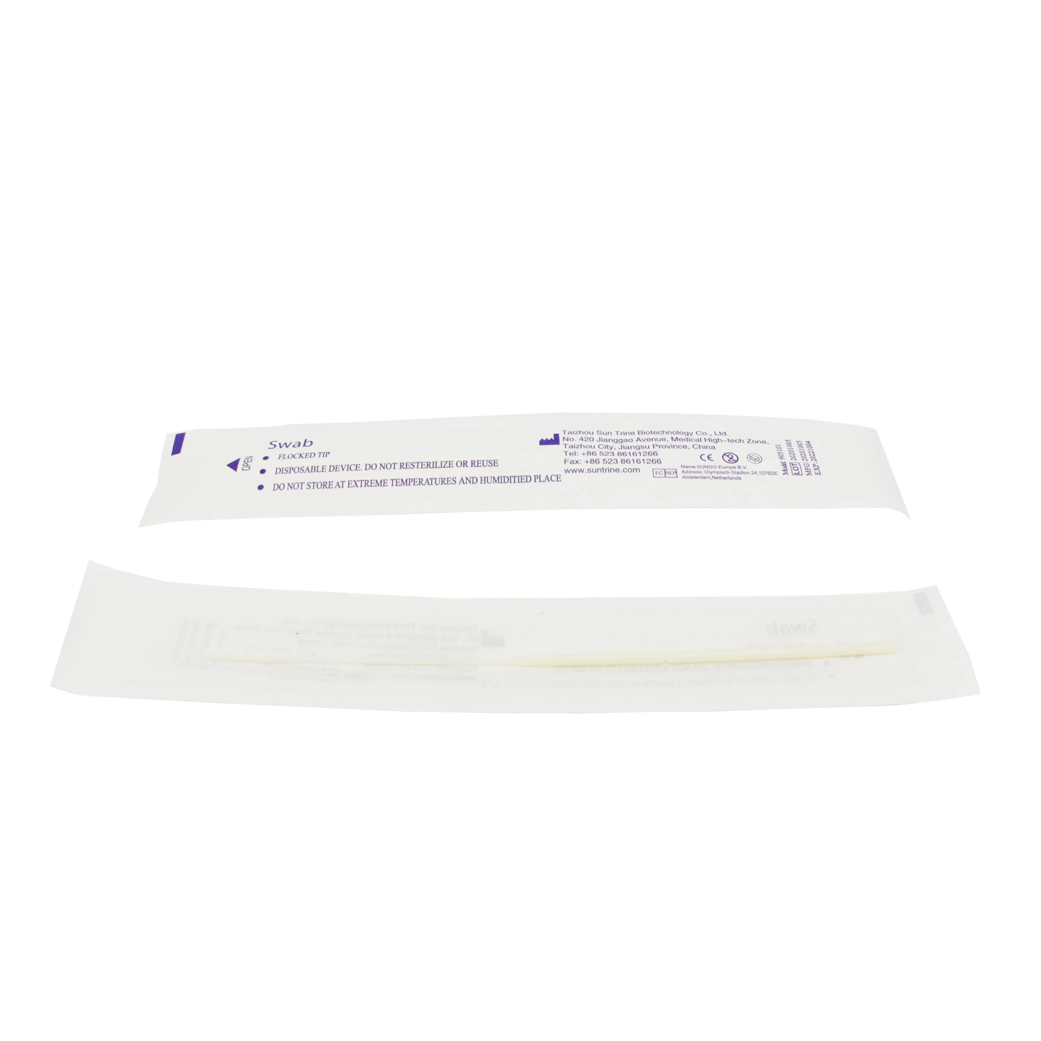Hot Sale Singclean flu a and flu b test kit nasopharyngeal swab