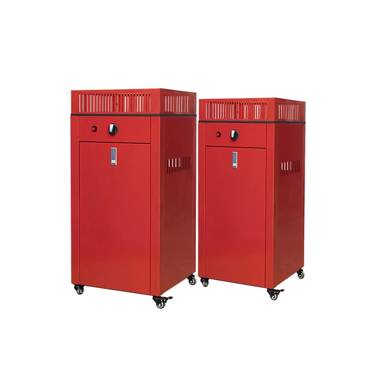 Square Clear Tempered gas fire pit 9.5KW CE approved indoor home use catalytic LPG gas mobile cabinet heater with ODS