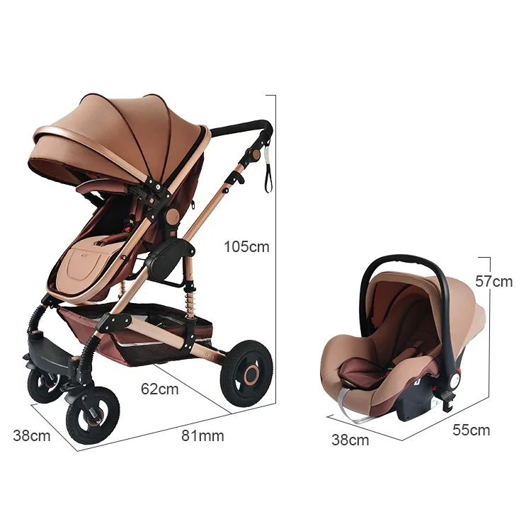 Wholesale China New Multi-function Baby Stroller 3 in 1 Baby Carriage For New Born