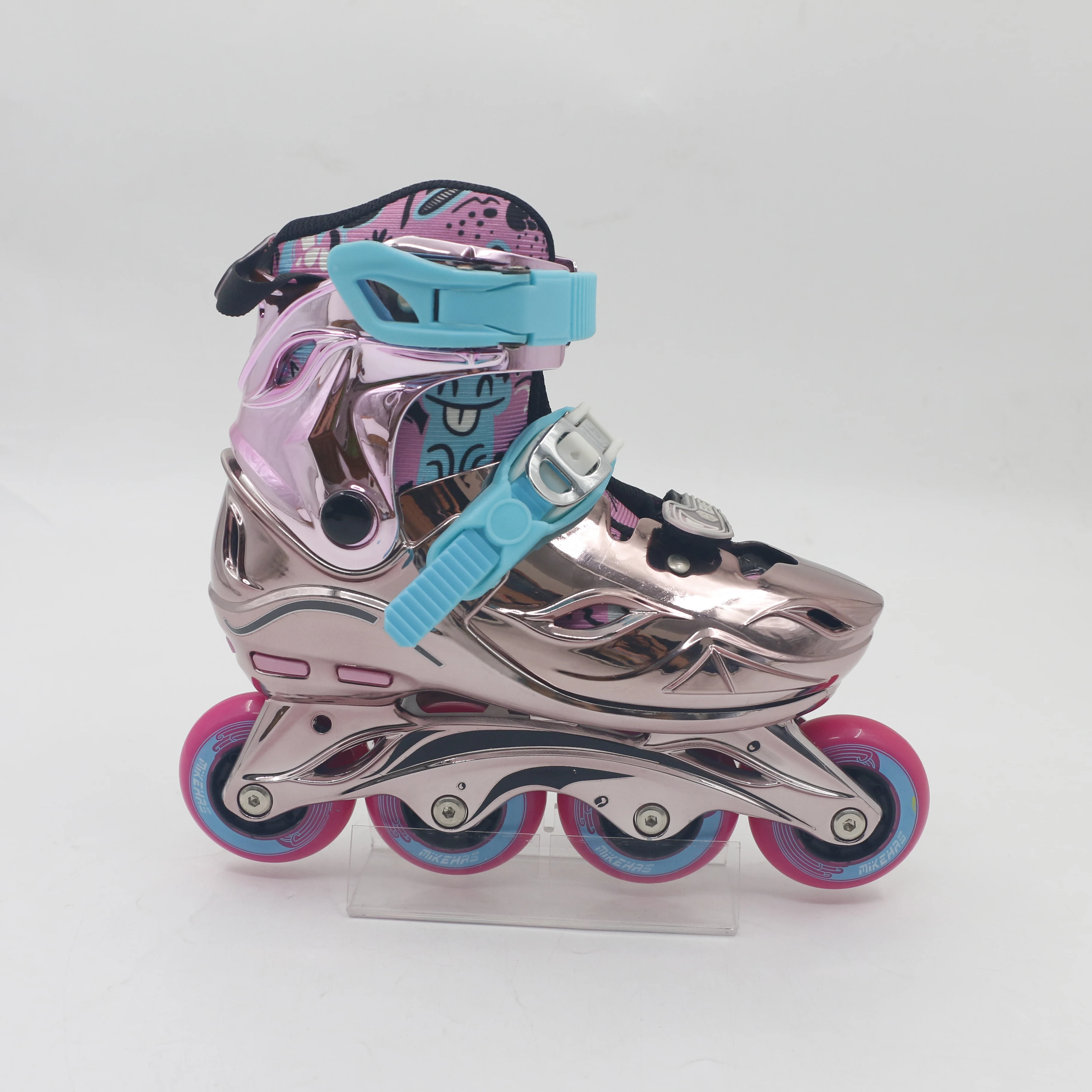 Professional Inline Roller Skates for Dancing Hard Shell Inline Roller Skates Size Adjustable Pu Wheel for Racing