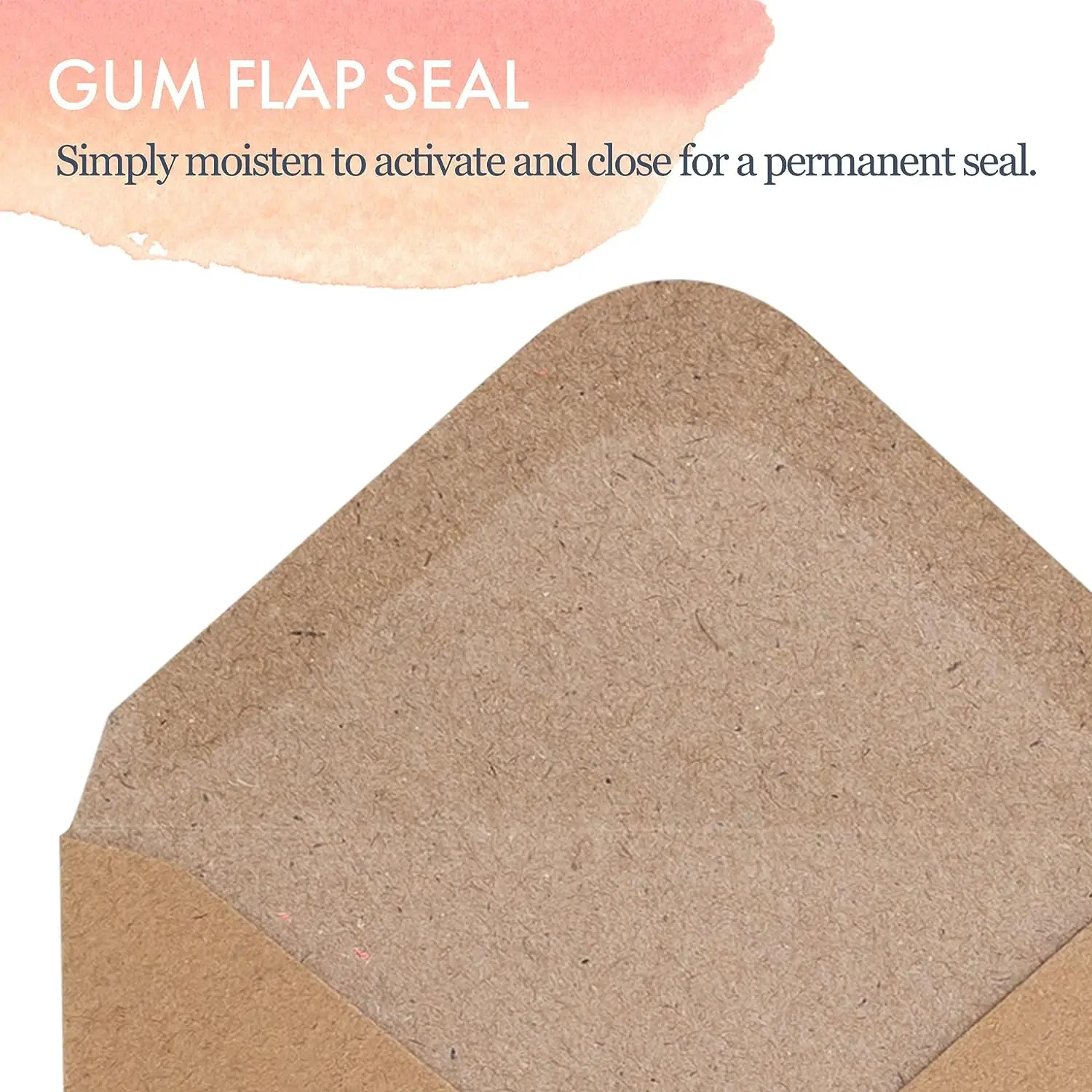 Gift Card Envelopes Mini Brown Business Card Packaging Kraft Paper Envelope with Customized Size and Logo