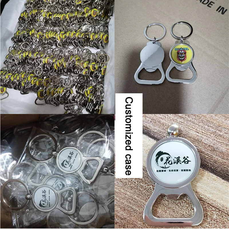 TL968 Customized Logo Key Chain Wholesale Metal Keychain Blanks Engraving Brand Gift Promotion Stainless Steel Round Keychain