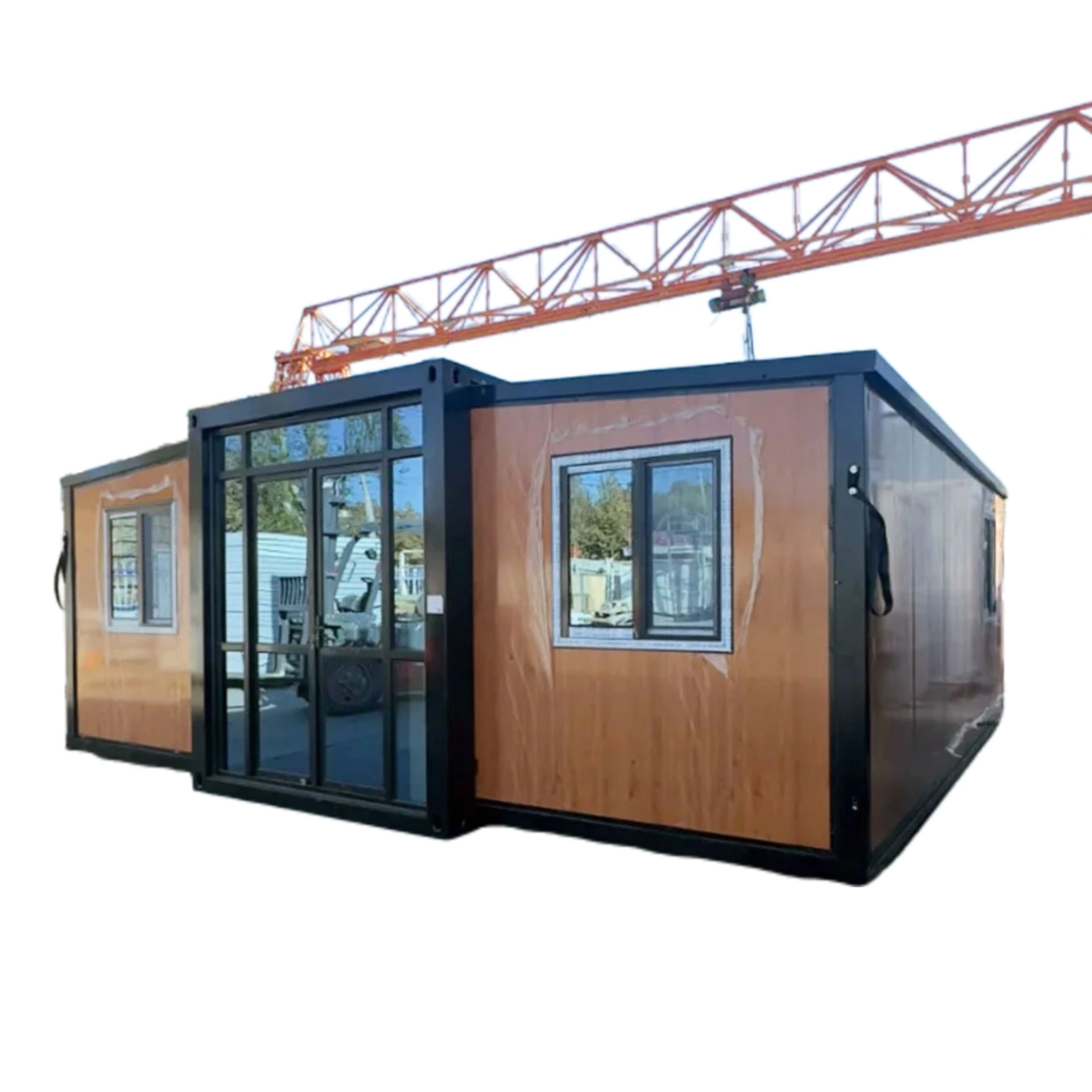 Export double wing folding container room, habitable expansion activity room, three in one expansion container room