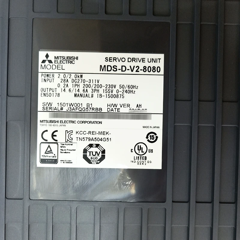 MDS-D-V2-8080 100% new original Mitsubishi ac servo drive