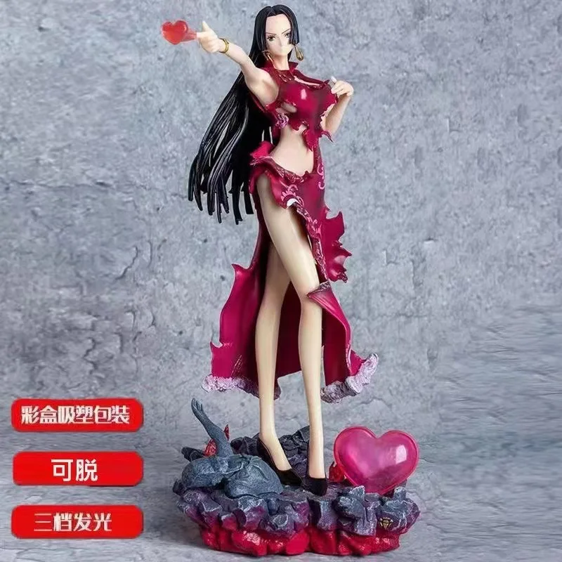 One Piece Figure Boa Hancock Anime Action Figure Sexy Girl Statue Collection Decoration Christmas Children Toy Gift 32CM
