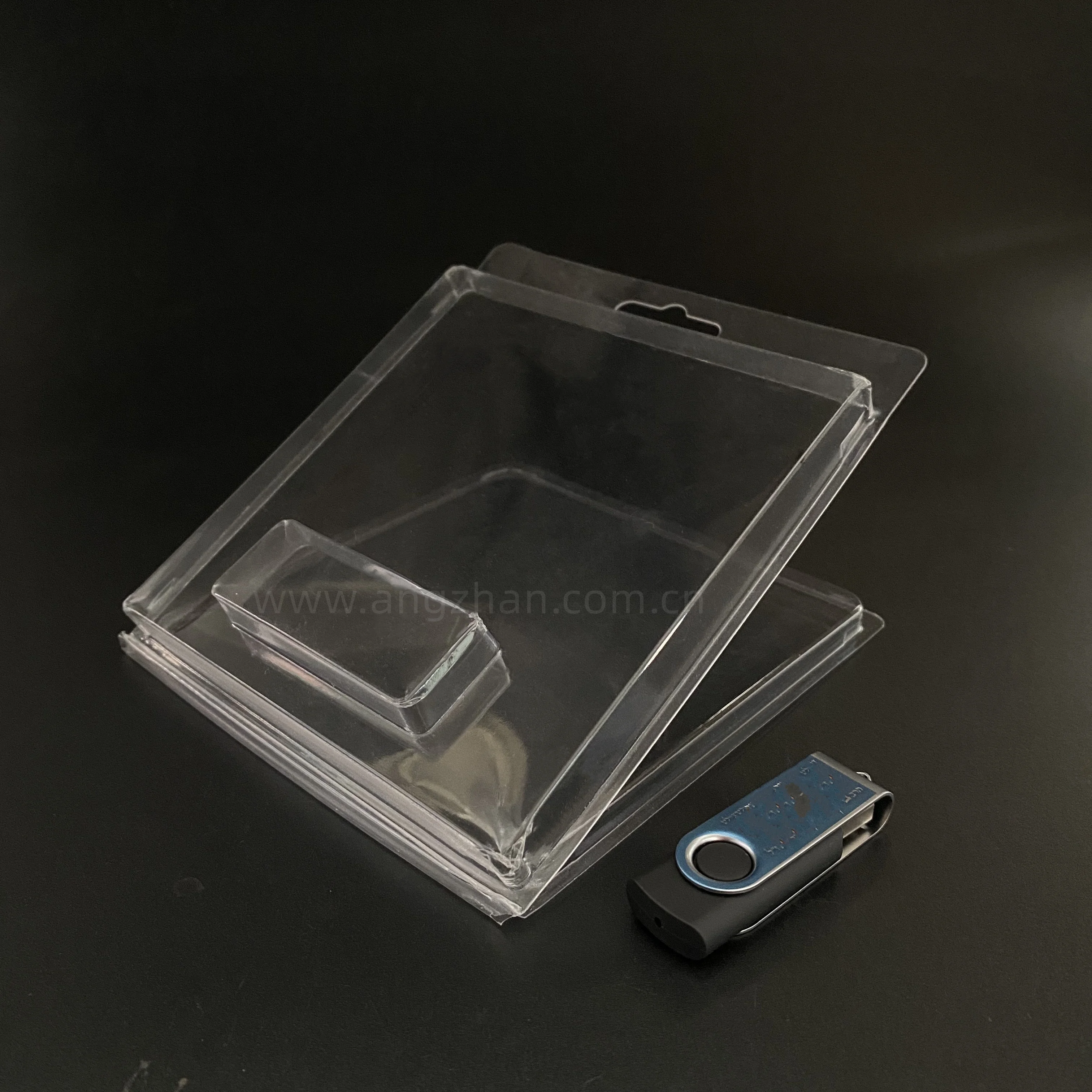 Custom Clear Clamshell Blister Thermoforming PVC Double Blister Packaging