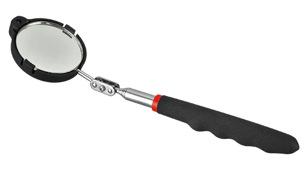 Wholesale Adjustable Multi-angle refrigeration tool stainless steel antenna round telescoping inspection mirror for hvac