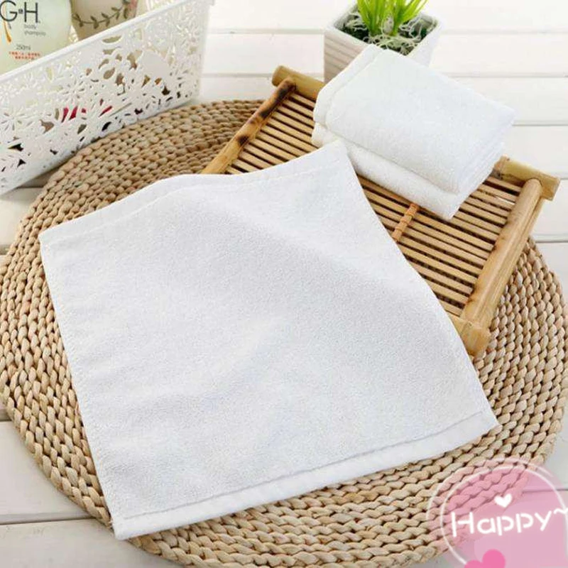 Factory Customization Absorbent And Breathable Washcloths 30*30 Cotton Baby Microfiber Plain Color Face Towel