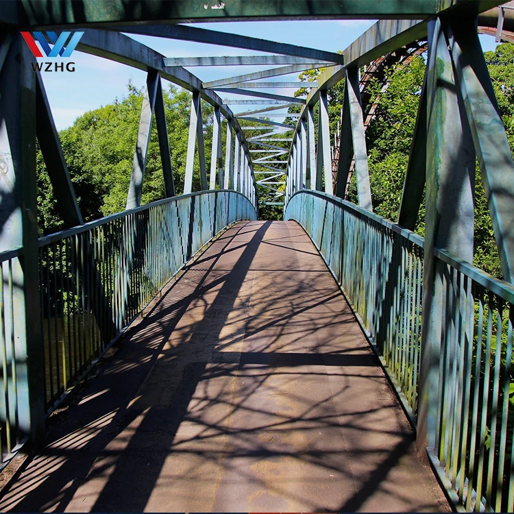 Cheap Prefab steel structure skywalk pedestrian bridge portable foot bridge bailey bridge construction
