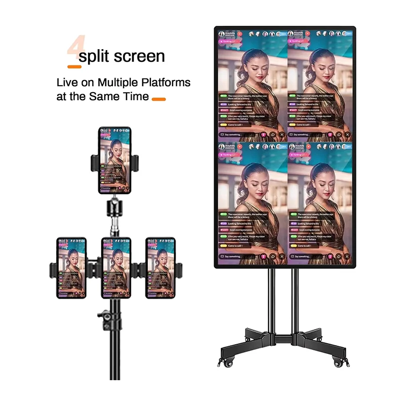 21.5 Inch Best-selling Desktop Live Streaming Integrated Multimedia Device For Broadcasting With Android Cpu